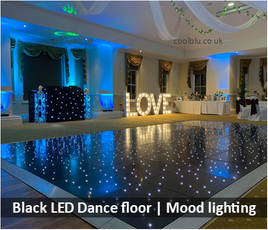 Solberge Hall | Wedding lighting | Mood lighting | Starlit Dance floors | Northallerton