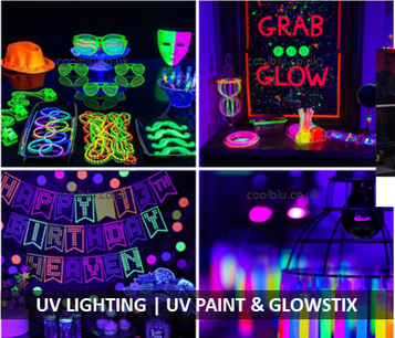 UV Lighting Packages, UV Paint & Glow Sticks - Middlesbrough, Darlington, North East
