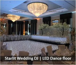 Hardwick Hall Hotel | Wedding Decor | Starlight Dance floor | Wedding Curtain Backdrop | Darlington